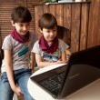 Kids with a computer